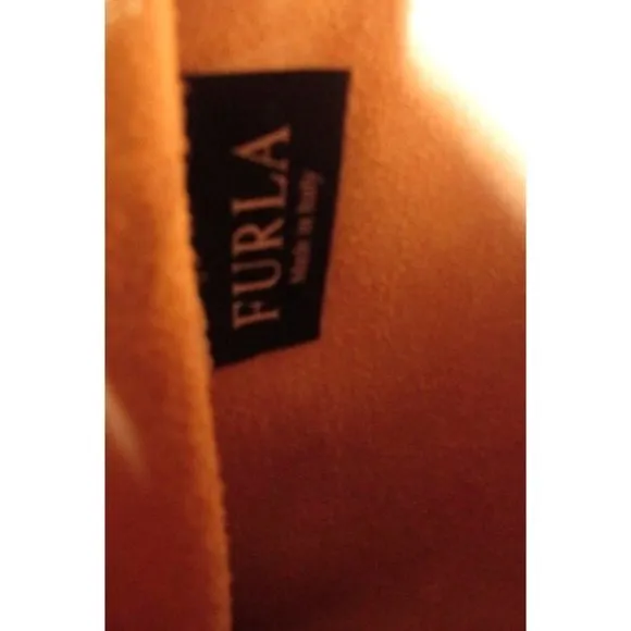 Furla Camel  and Brown Leather Petite Tote