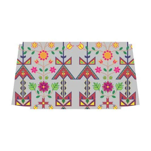 Geometric Floral Spring-Gray Classic Travel Bag