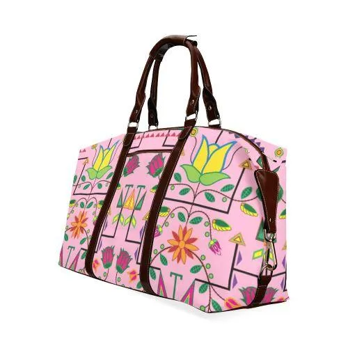 Geometric Floral Summer-Sunset Classic Travel Bag