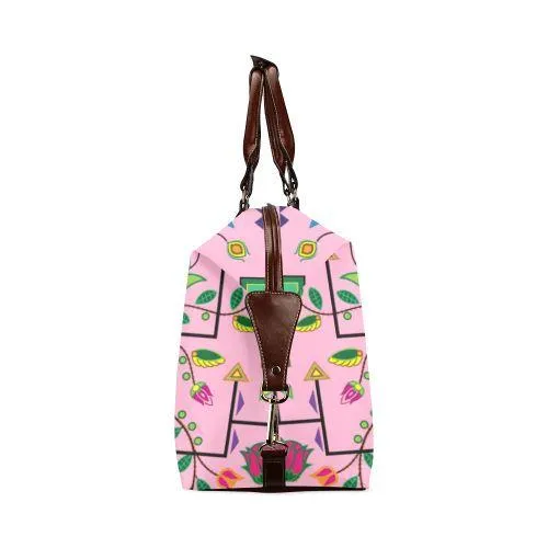 Geometric Floral Summer-Sunset Classic Travel Bag