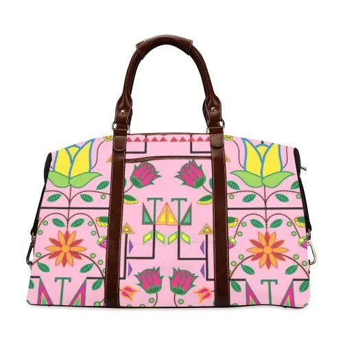 Geometric Floral Summer-Sunset Classic Travel Bag
