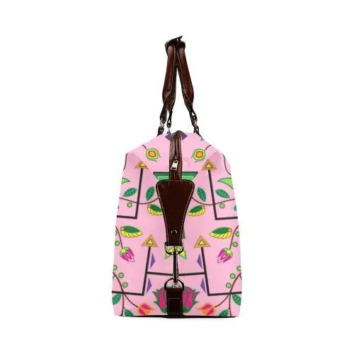 Geometric Floral Summer-Sunset Classic Travel Bag
