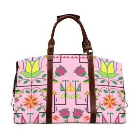 Geometric Floral Summer-Sunset Classic Travel Bag