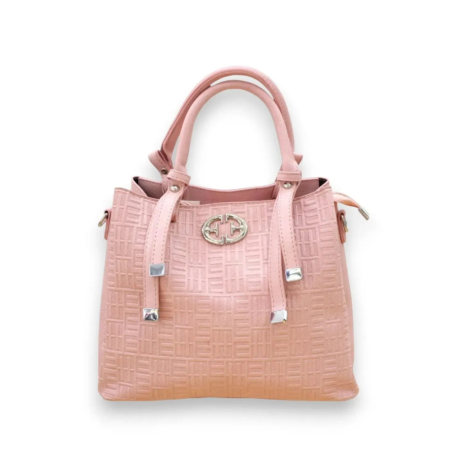 Geometric Shoulder Bag Tassel Accents