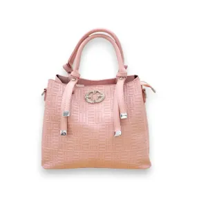 Geometric Shoulder Bag Tassel Accents