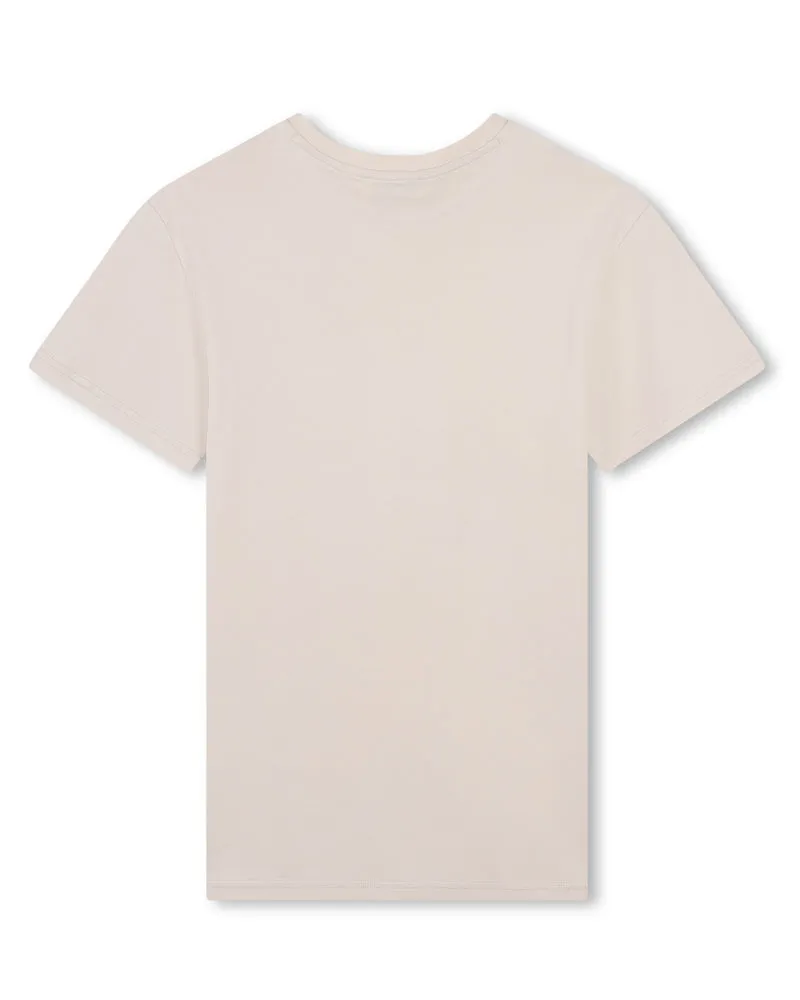 Girls Ivory T-Shirt Dress