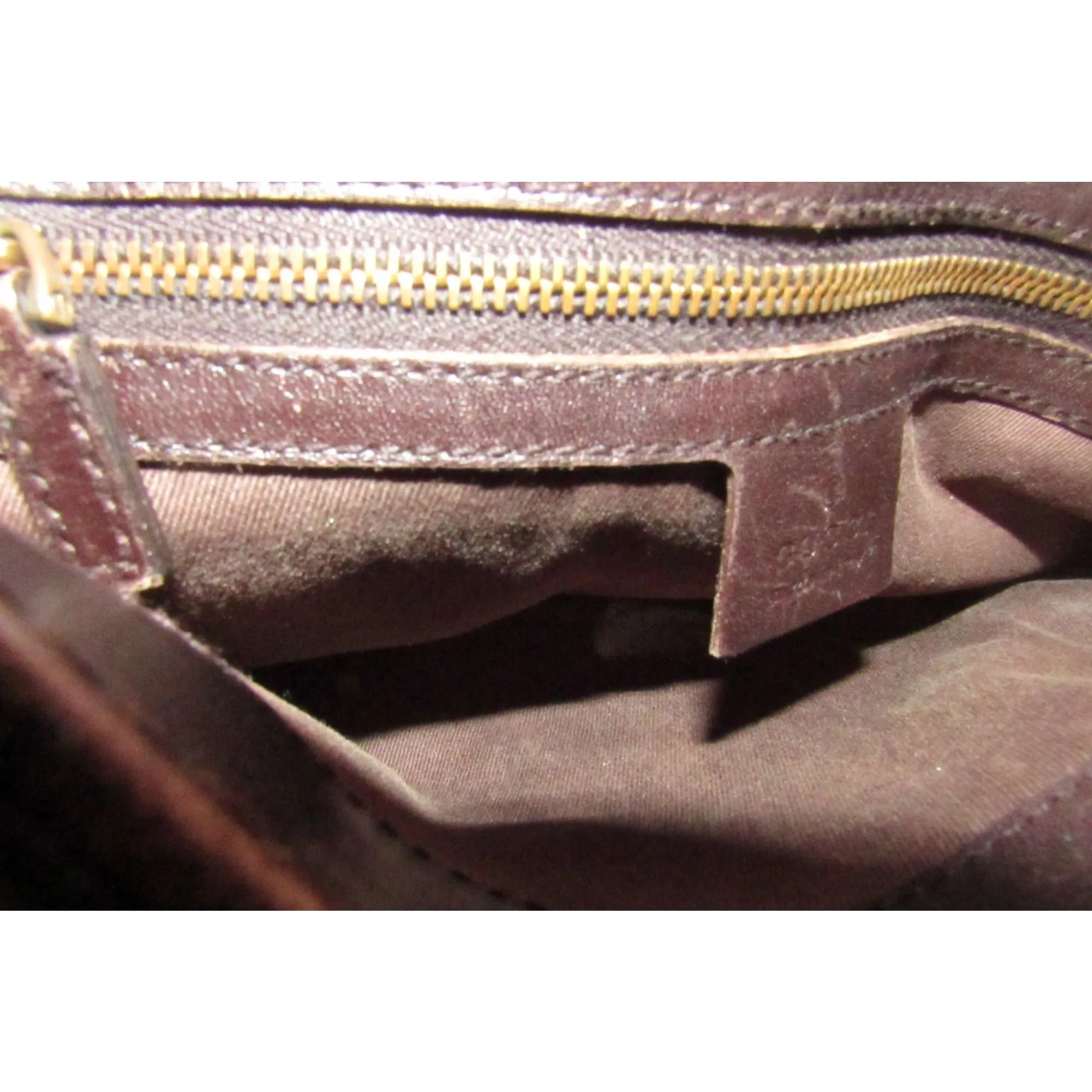 Gucci brown Guccissima print canvas & leather strappy cylindrical tote with brass accents