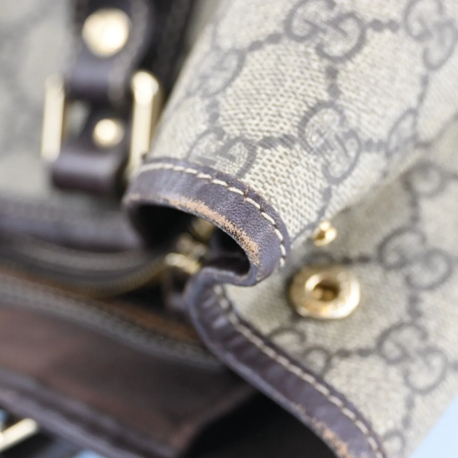 Gucci Shoulder Tote Bag Gg Pvc