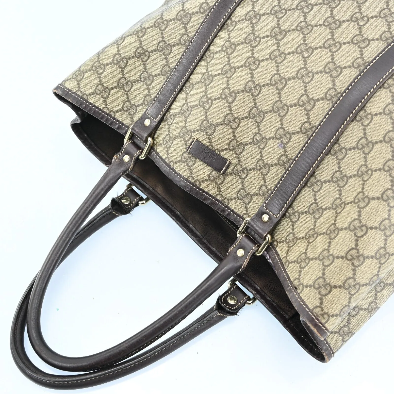 Gucci Shoulder Tote Bag Gg Pvc