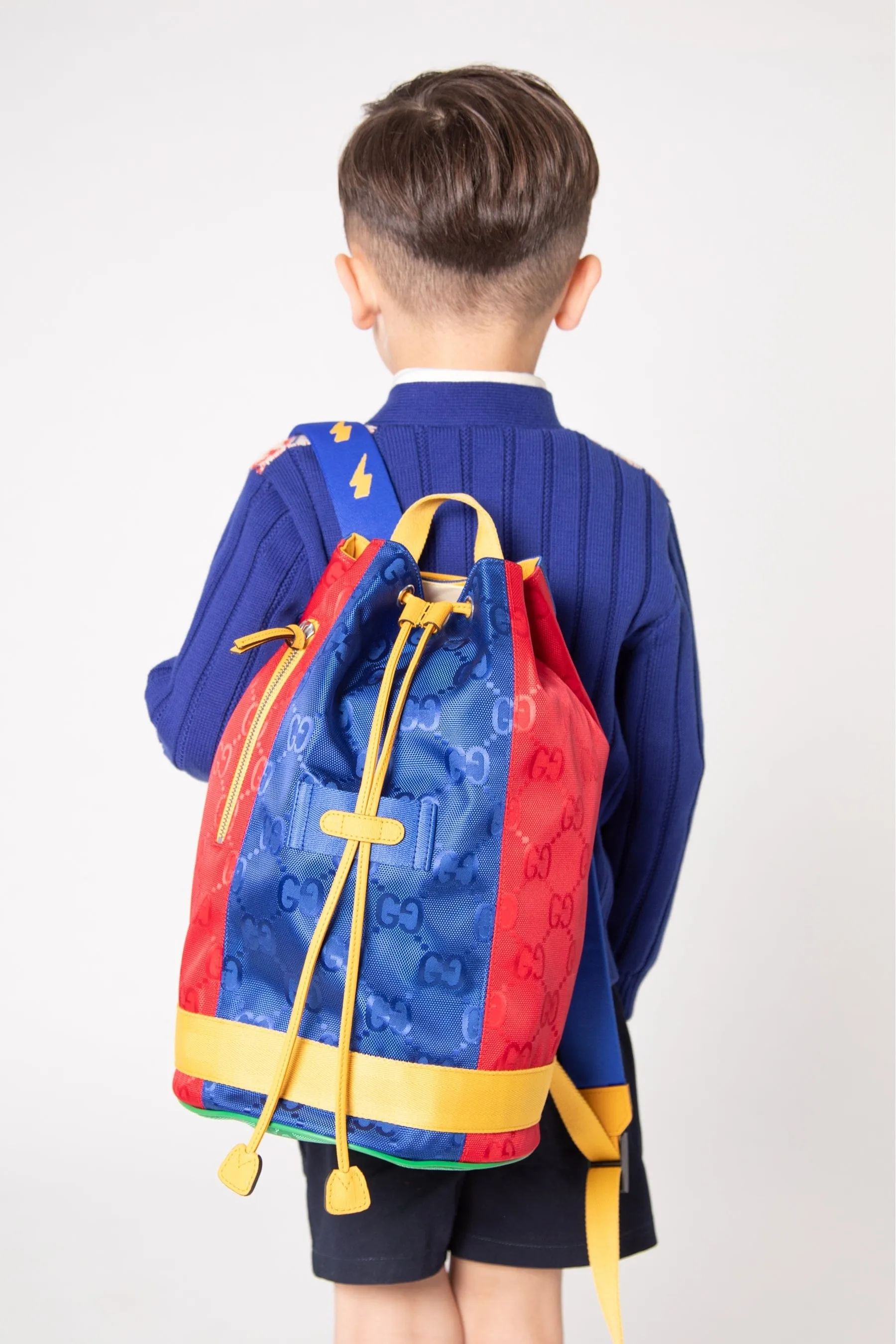 Gucci Unisex Nylon GG Backpack