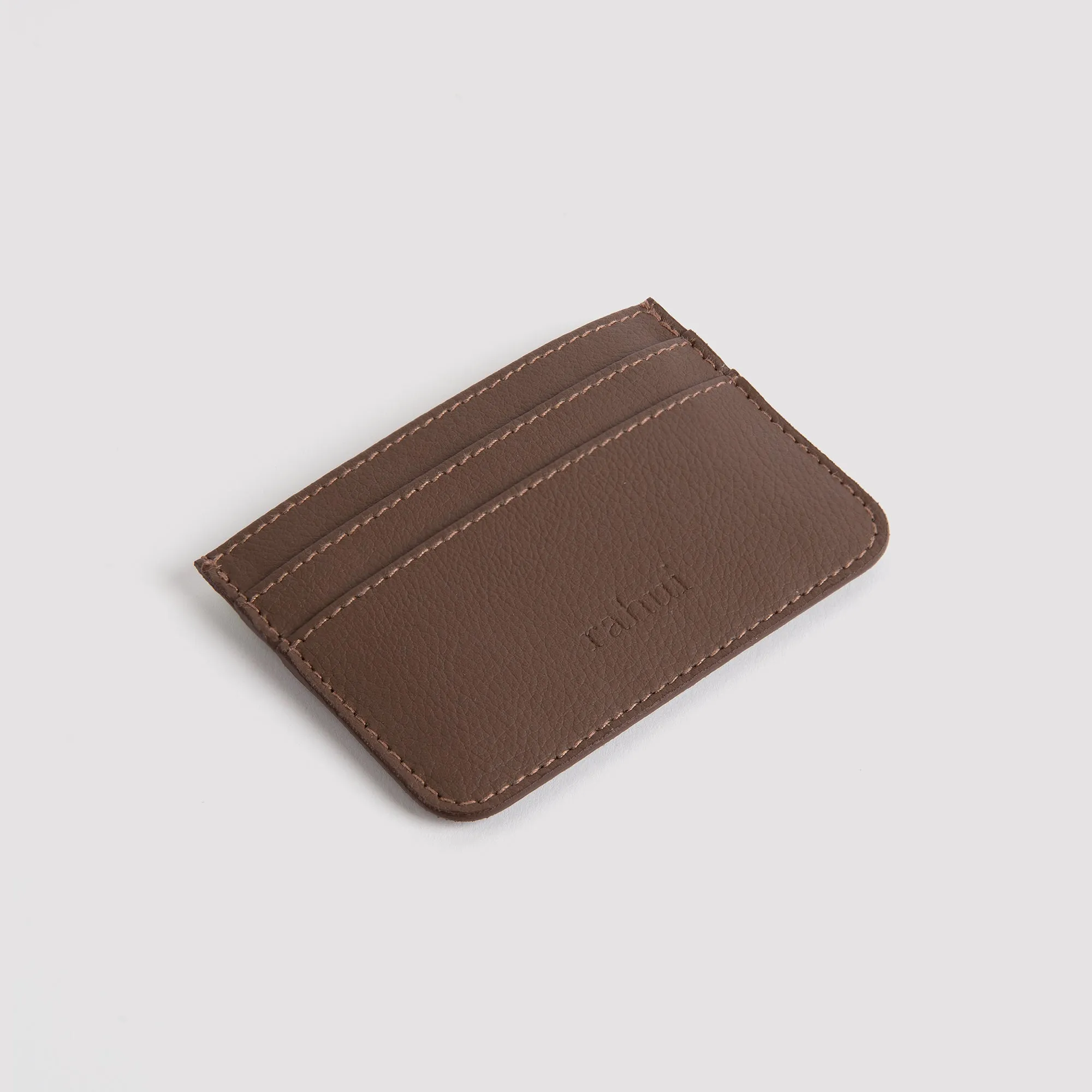 Juniper Vegan Card Wallet | Brown