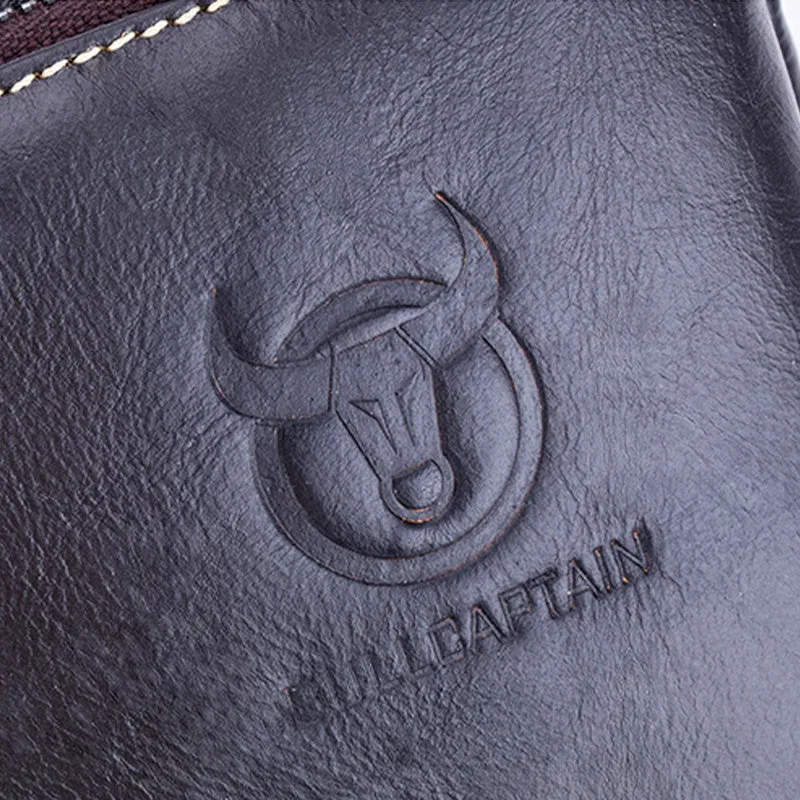 Large Capacity Genuine Leather Sling Bag
