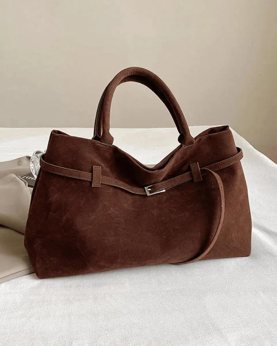 Lisa – Elegant versatile design – Suede bag