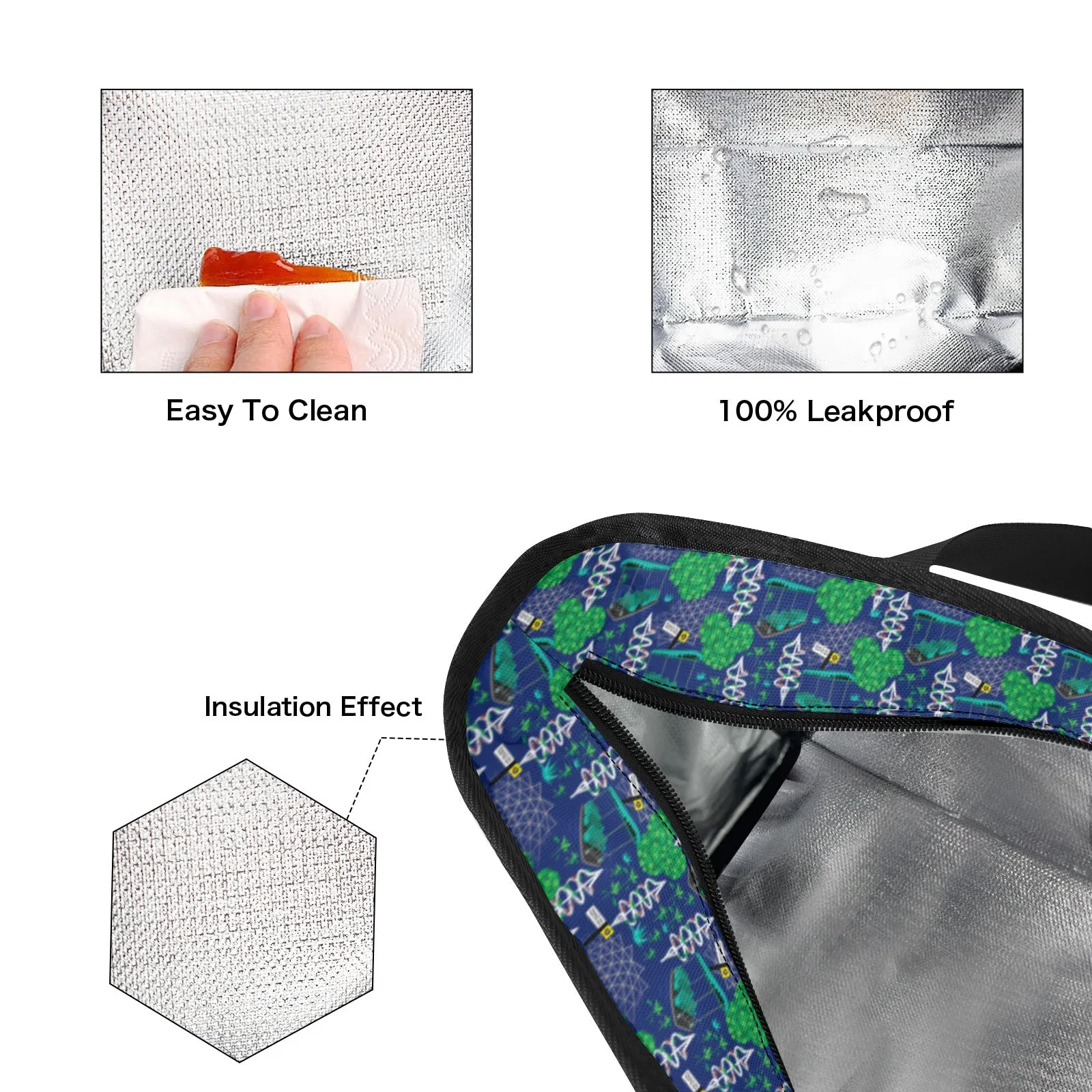 Living With The Land Large Capacity Insulated Tote Bag