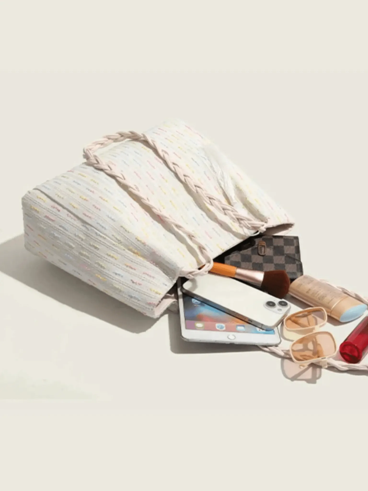 Lou | Stylish Woven Tote Bag