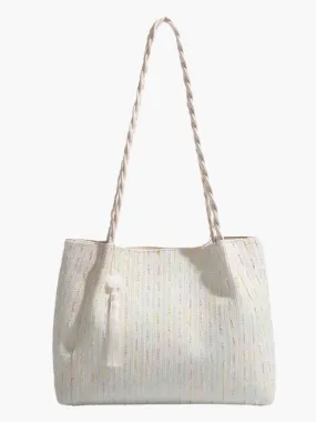 Lou | Stylish Woven Tote Bag