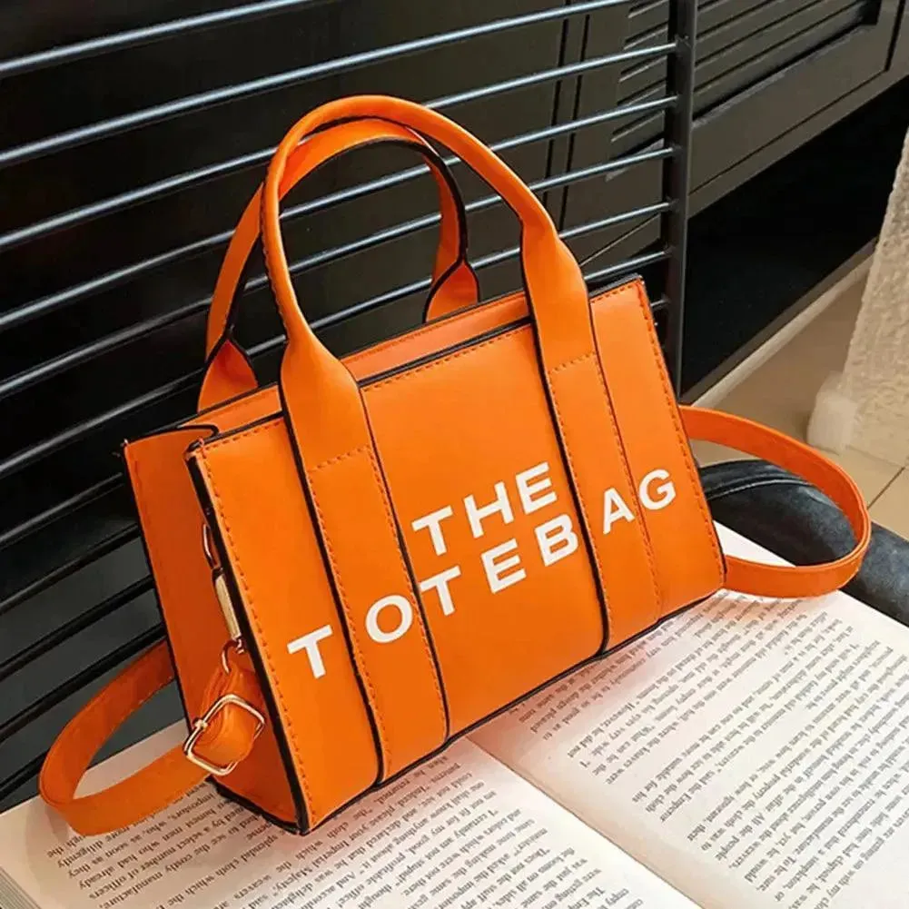 Luxury Designer Tote Bag for Women - Soft PU Shopper Handbag
