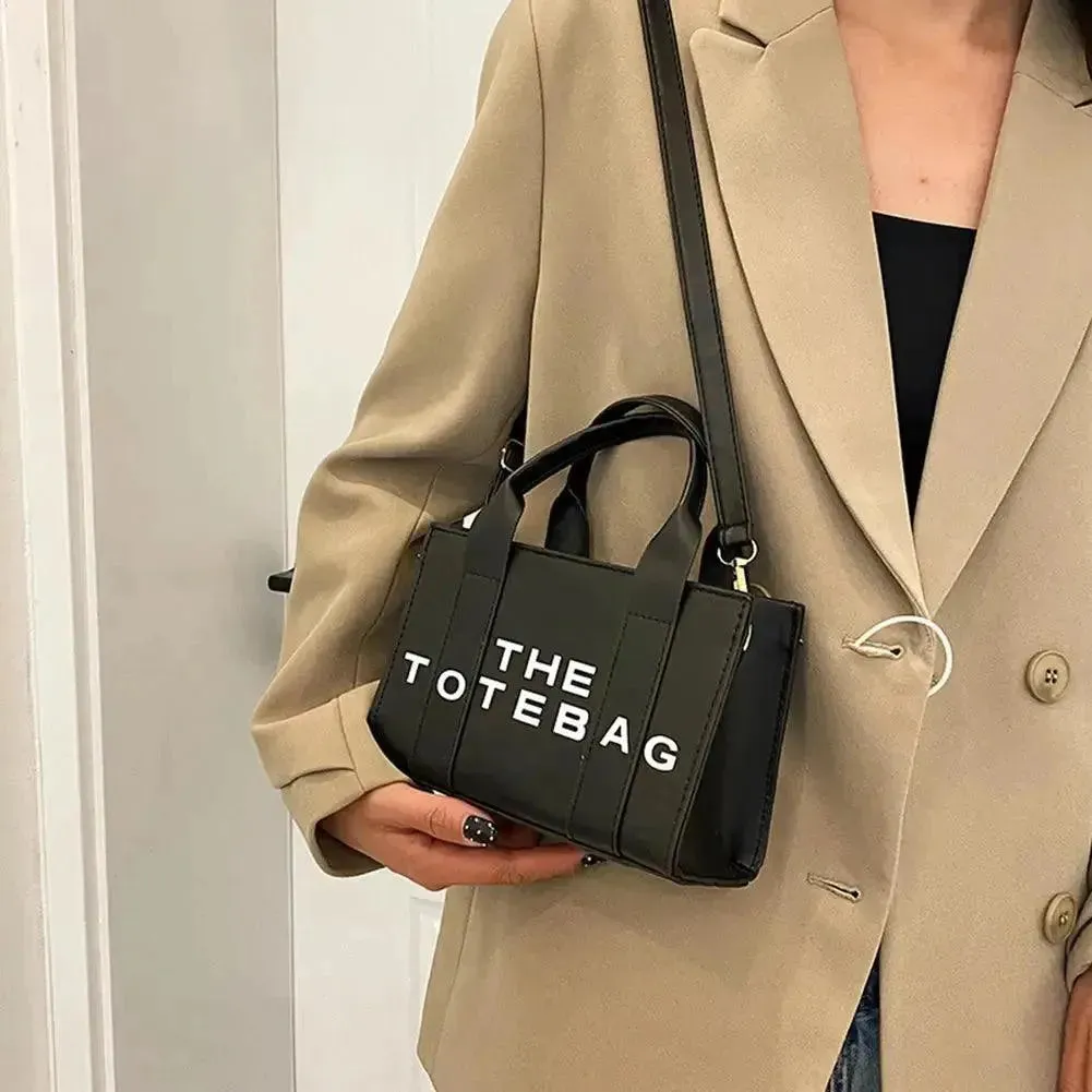 Luxury Designer Tote Bag for Women - Soft PU Shopper Handbag