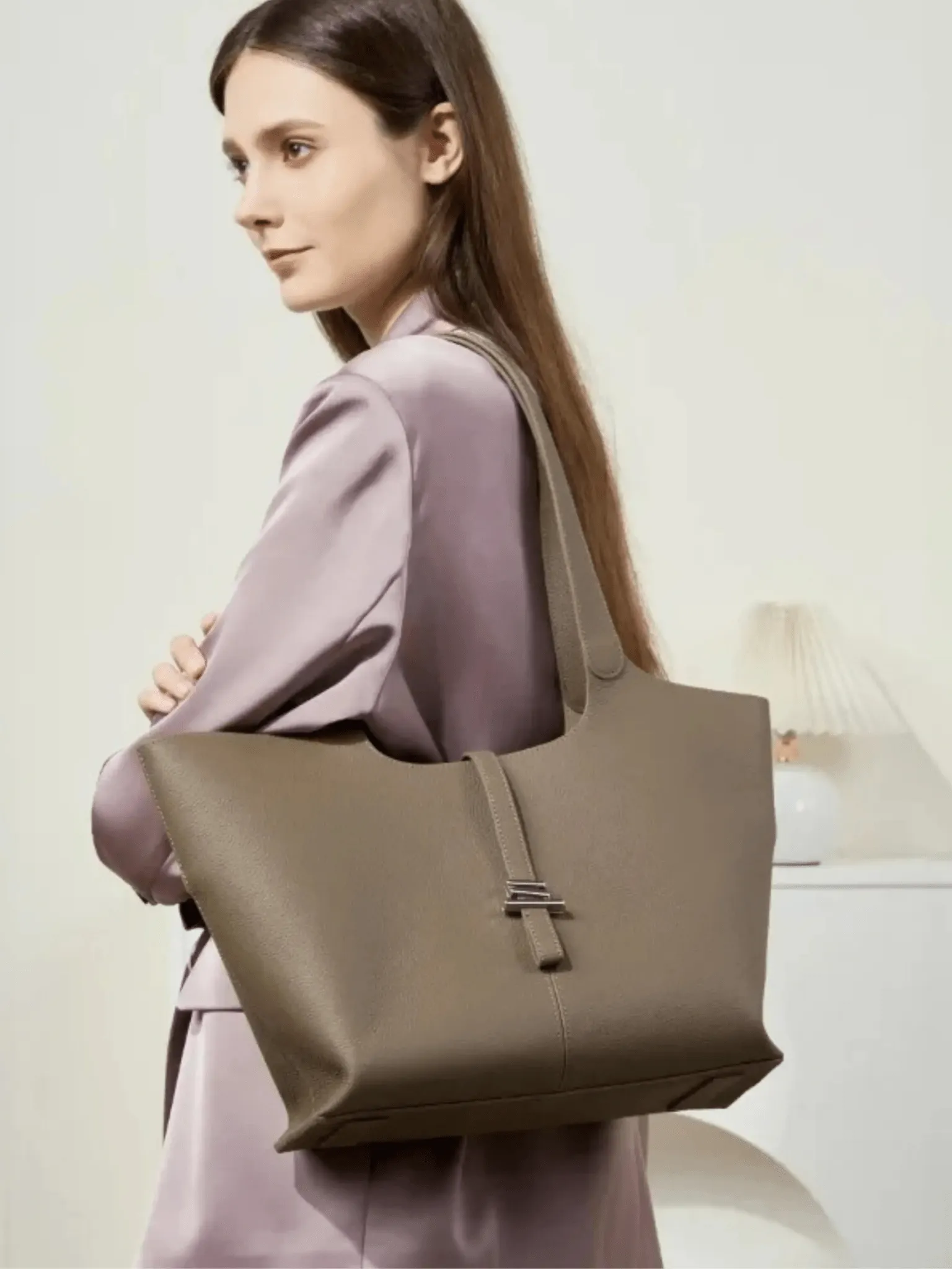 Lydia | Elegant Structured Tote Bag