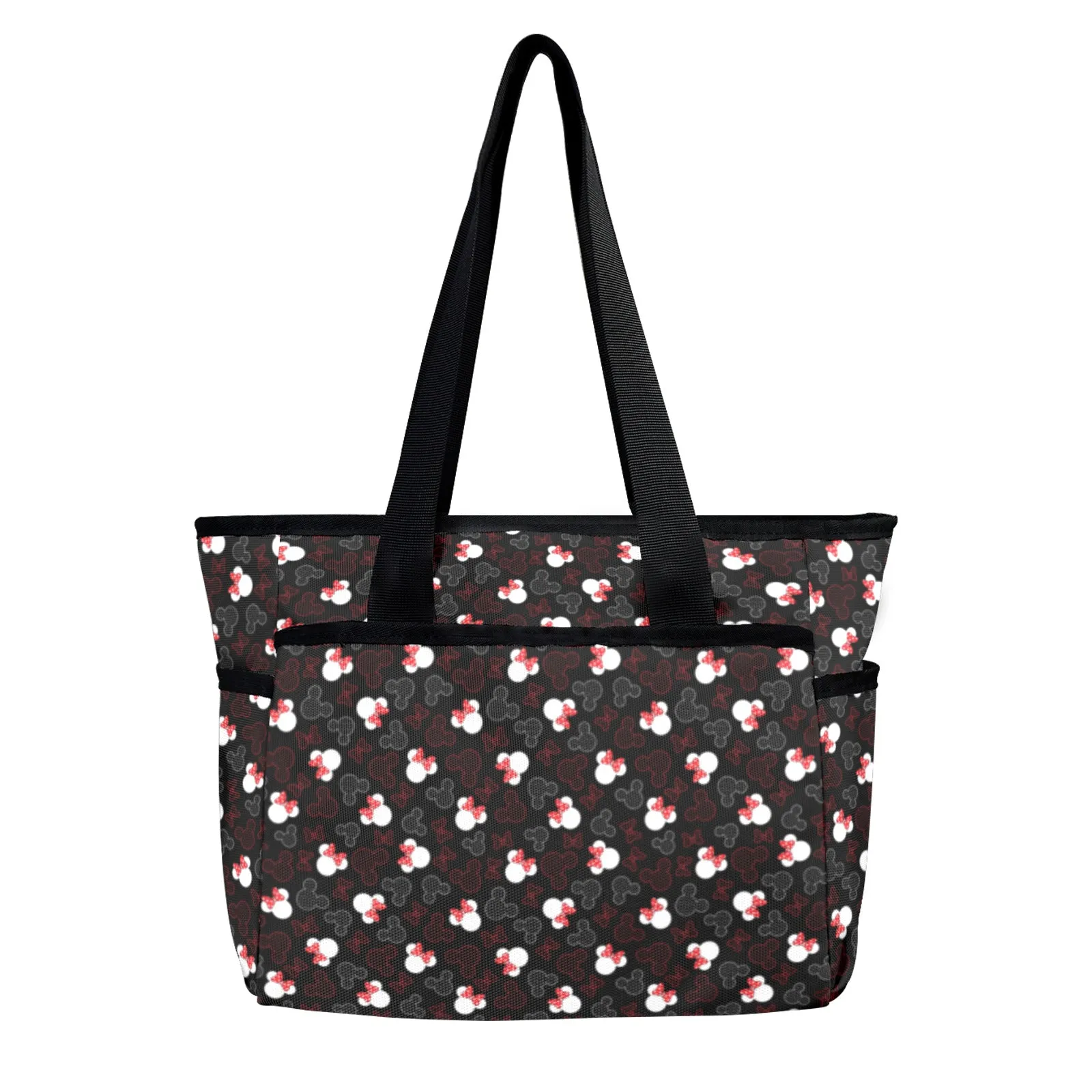 Mickey And Minnie Dots Large Capacity Insulated Tote Bag
