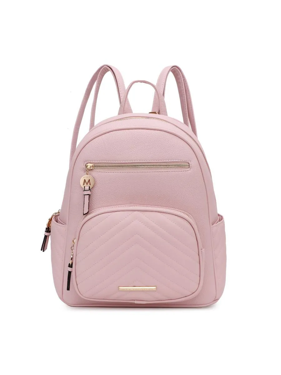 MKF Collection Romana Vegan Leather Women Backpack by Mia k