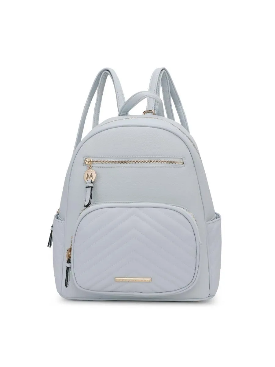 MKF Collection Romana Vegan Leather Women Backpack by Mia k