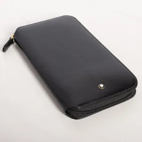 Montblanc Leather Goods Meisterstuck Travel Zipped Pocket Wallet 16353 - Preowned