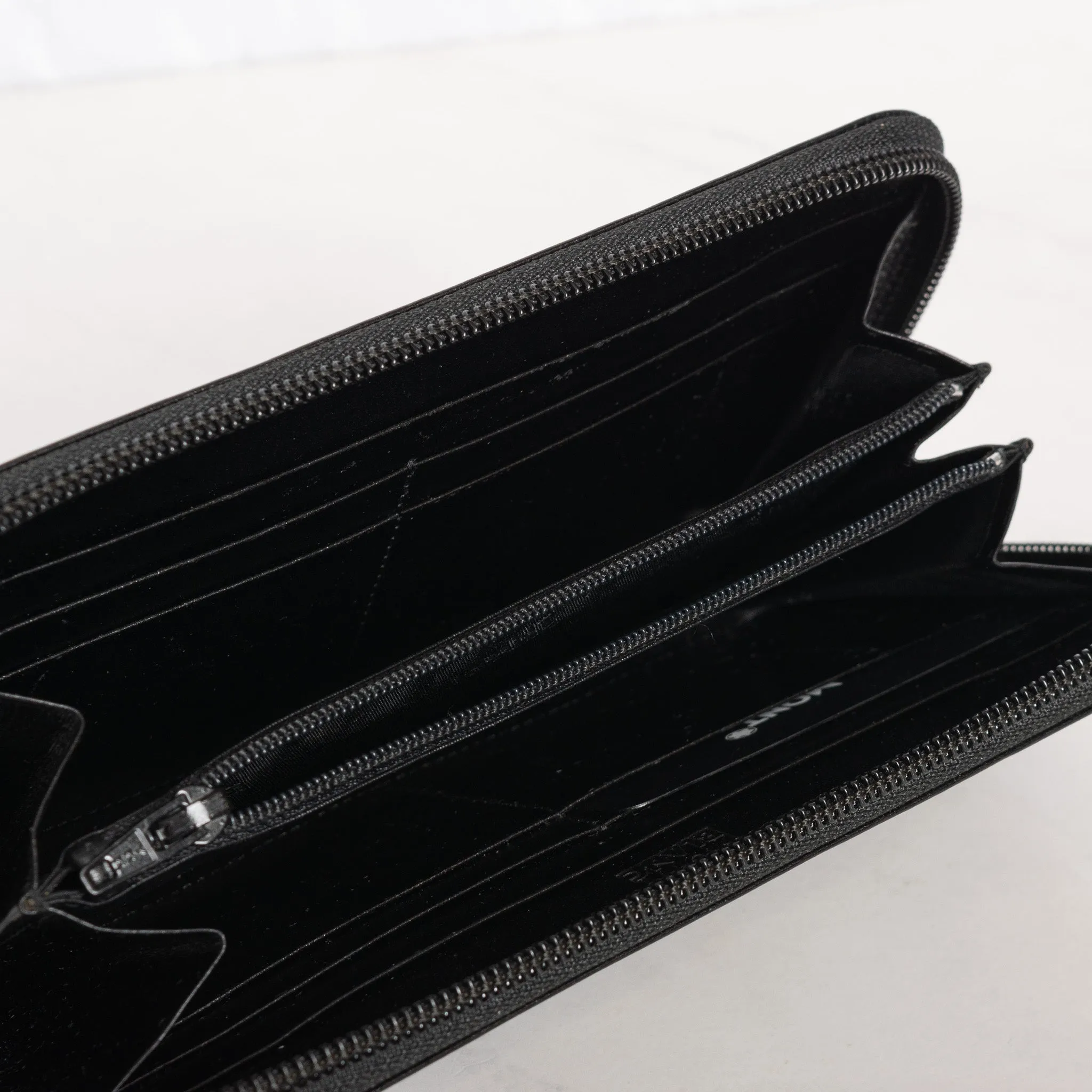 Montblanc Leather Goods Meisterstuck Travel Zipped Pocket Wallet 16353 - Preowned