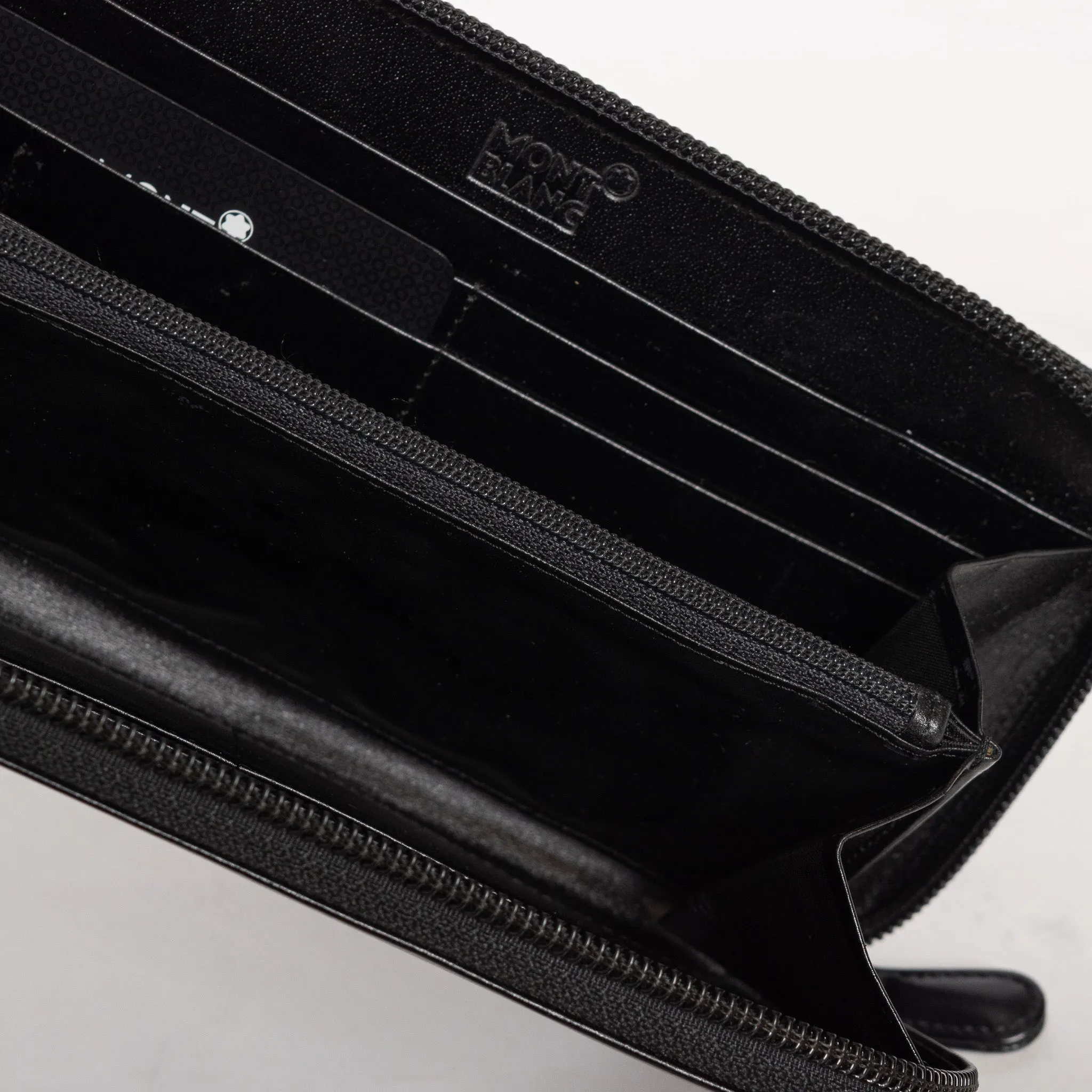 Montblanc Leather Goods Meisterstuck Travel Zipped Pocket Wallet 16353 - Preowned