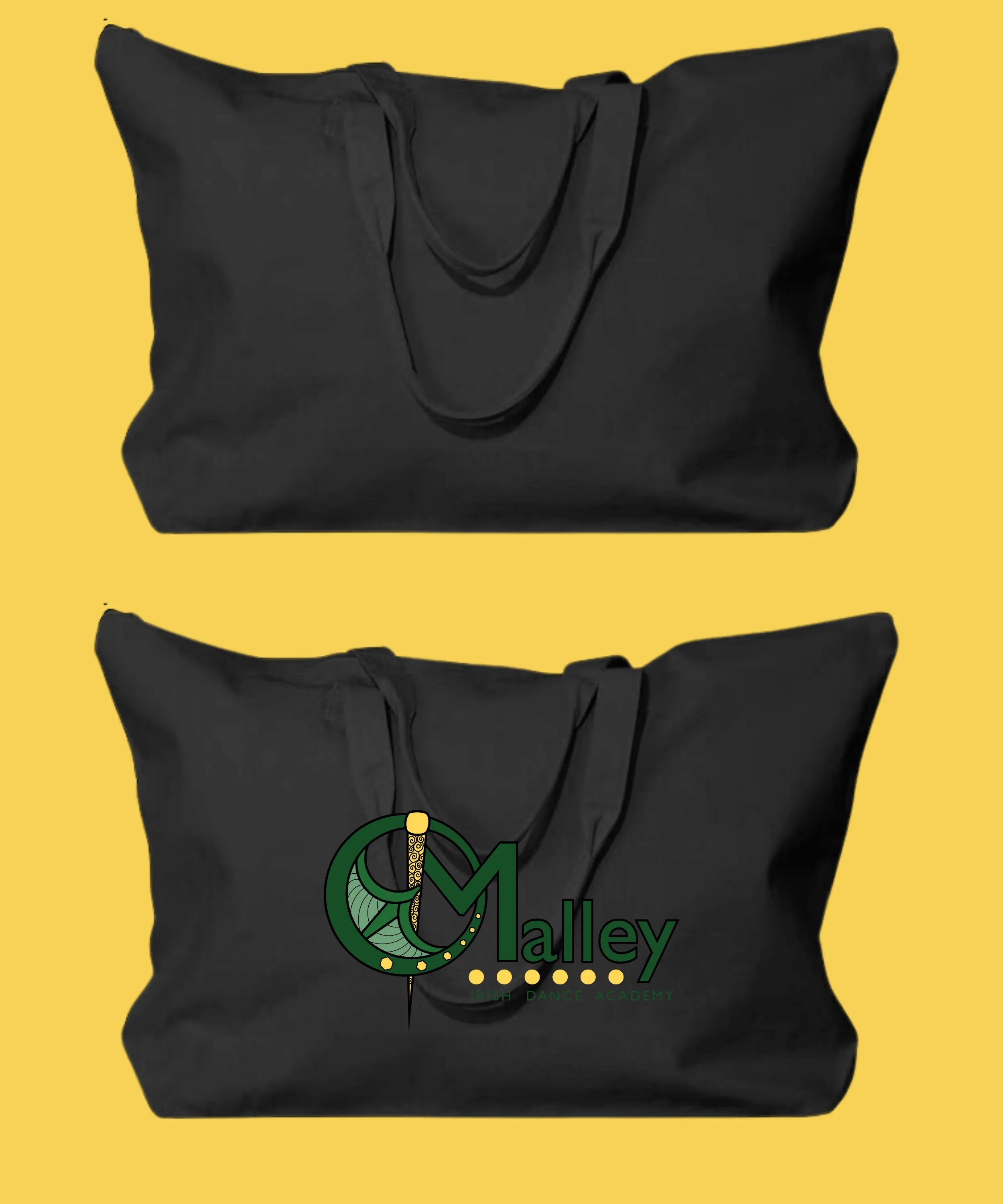 O'Malley Large Zippered Tote
