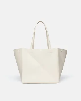Origami Tote - Alt-Nappa Tote - Crème