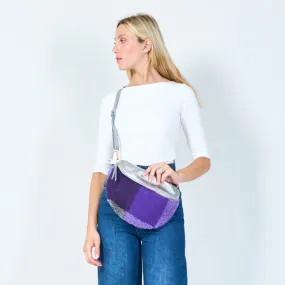 Patchwork wool crossbody bag wholesale