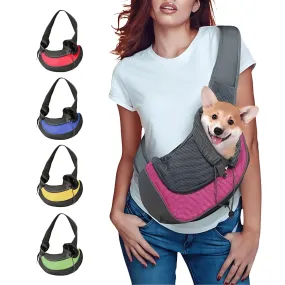 Pet Sling - Pet Carrier Shoulder Bag – Comfortable and Secure Travel for Small Pets