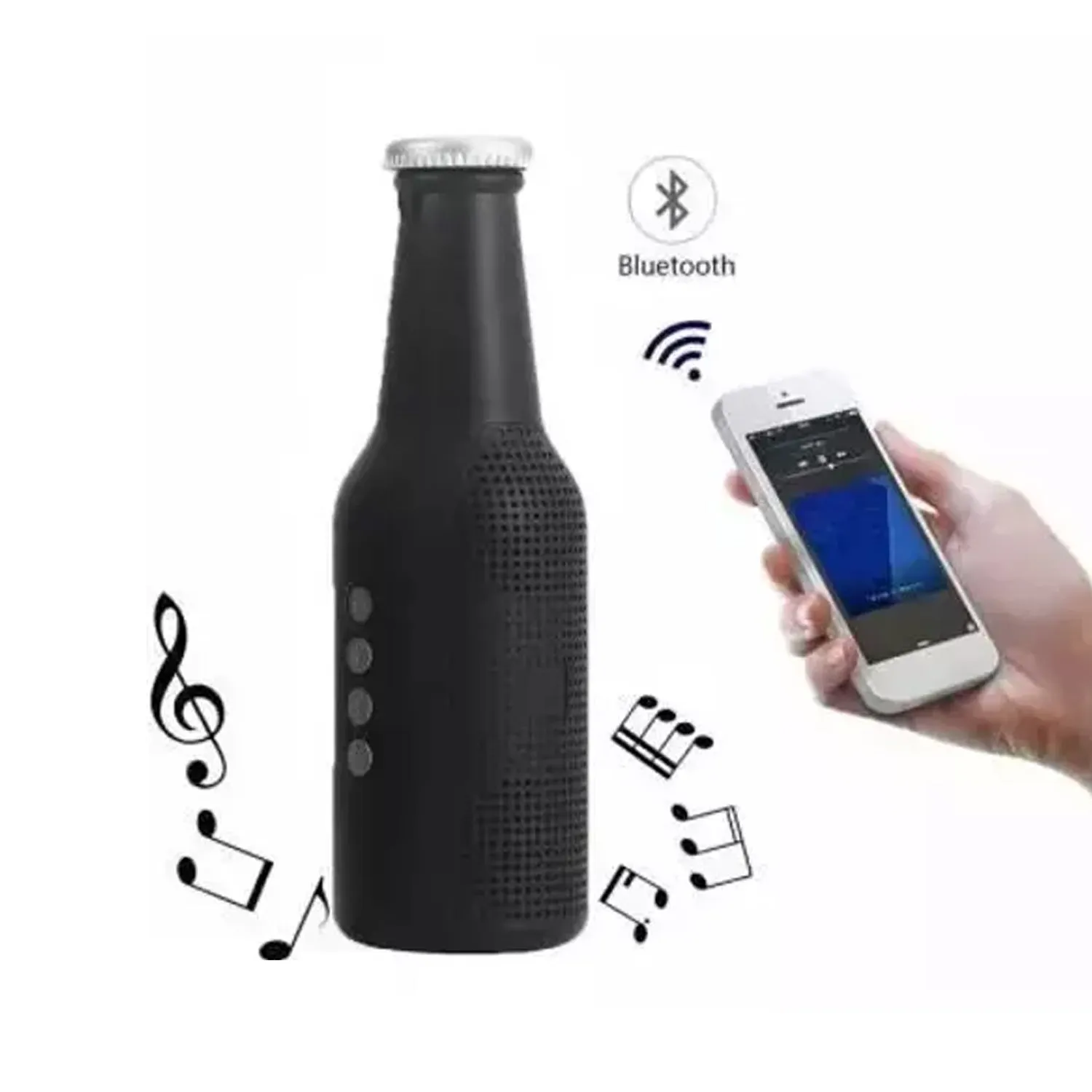 Portable Bottle Bluetooth Speaker with Rich Bass & Calling Feature