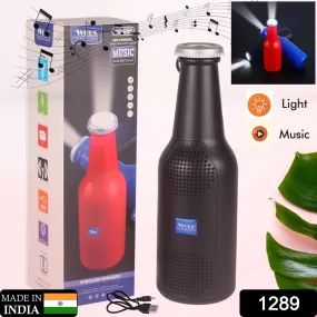 Portable Bottle Bluetooth Speaker with Rich Bass & Calling Feature