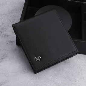 Premium Italian Saffiano Black Wallet
