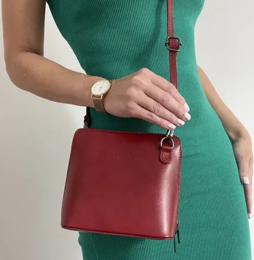 Rachele Mini Crossbody Red