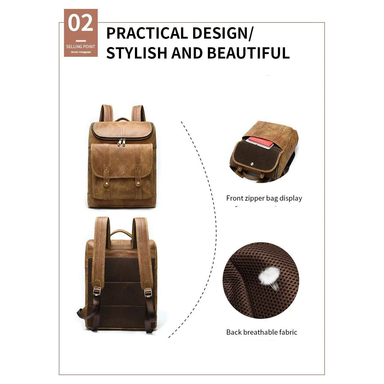 Royvane Zip Commuter Pack