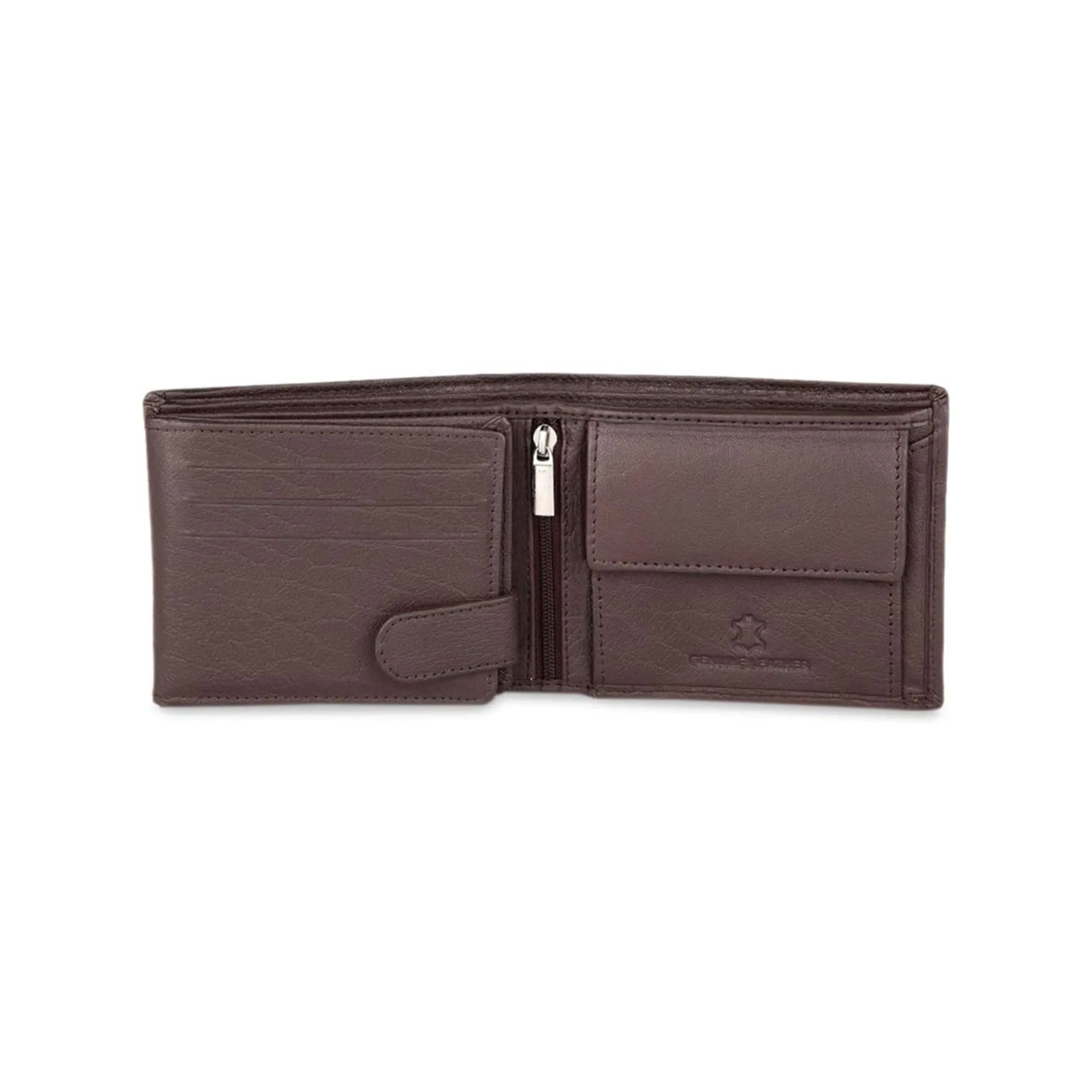 SANFORD Leather Wallet, Keychain & Pen Gift Hamper for Men