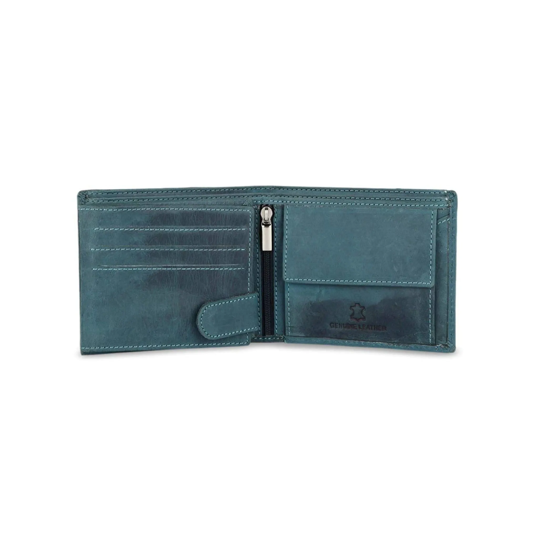 SANFORD Leather Wallet, Keychain & Pen Gift Hamper for Men