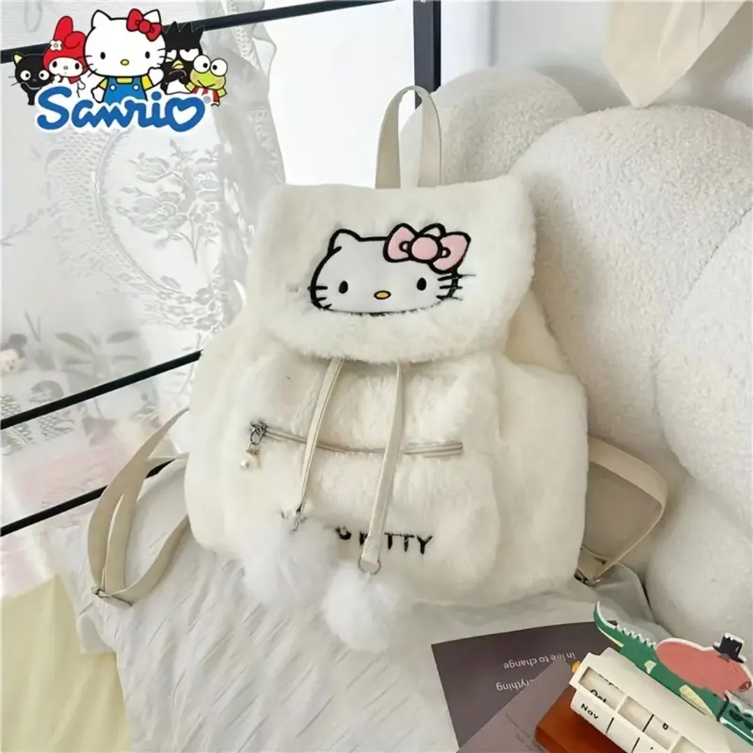 SANRIO HELLO KITTY FLUFFY BACKPACK