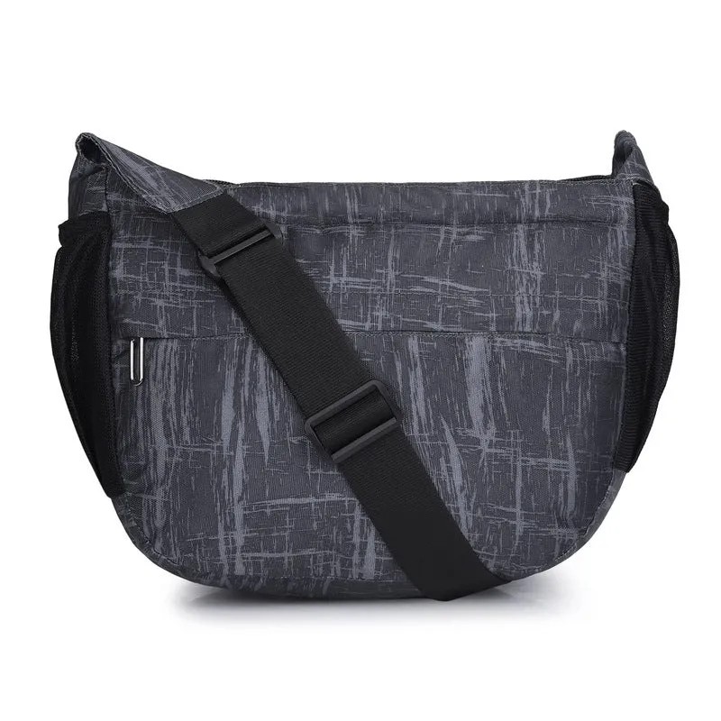 Single: Joslyn Polyester Crossbody Sling Bag - Adjustable Strap | Zip Closure | 7.4L | Black