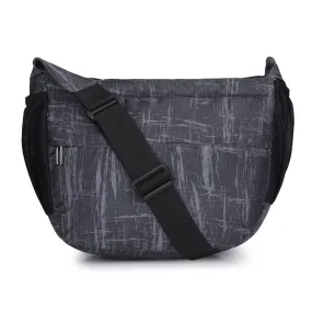 Single: Joslyn Polyester Crossbody Sling Bag - Adjustable Strap | Zip Closure | 7.4L | Black