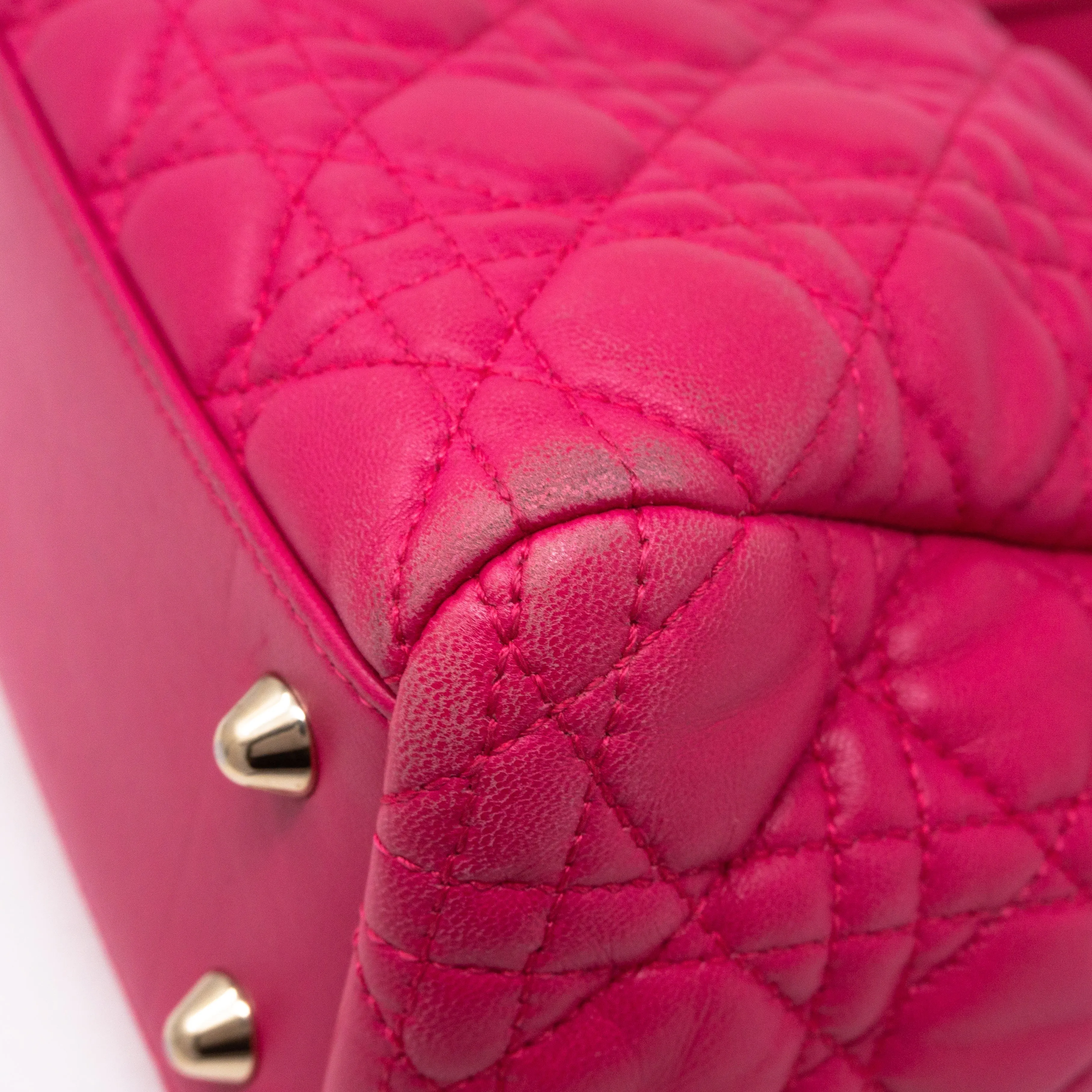 Small Soft Shopping Tote Pink