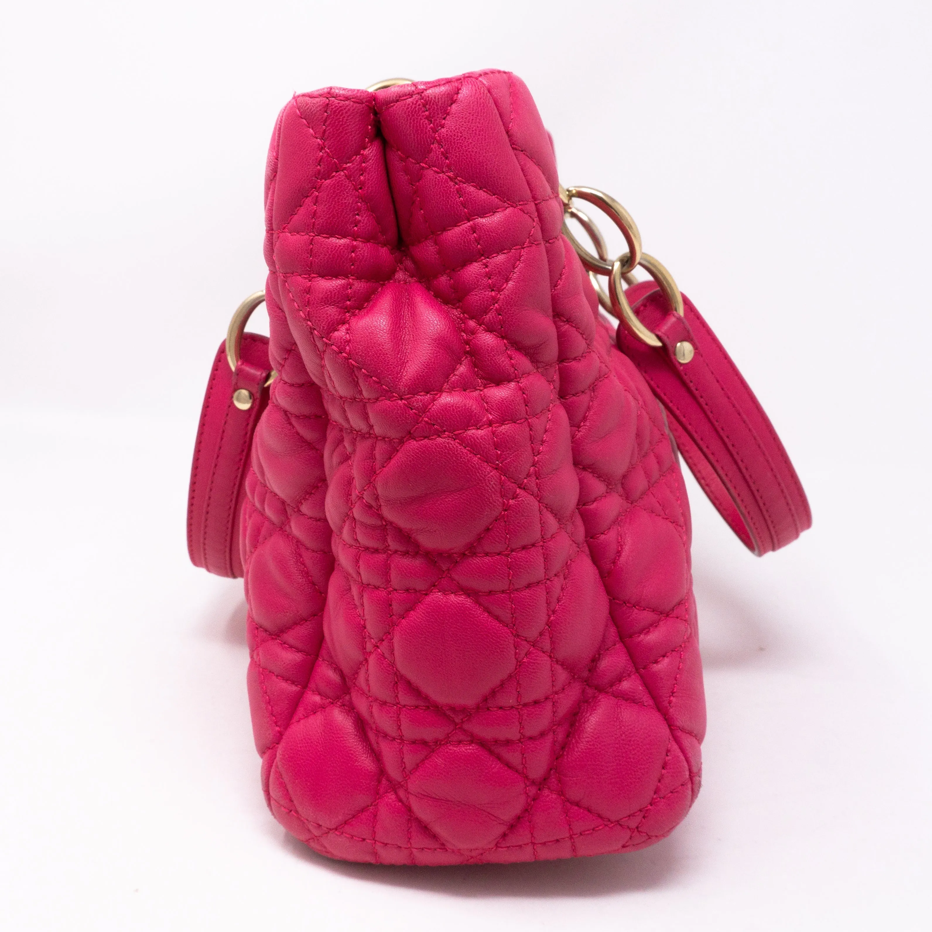 Small Soft Shopping Tote Pink