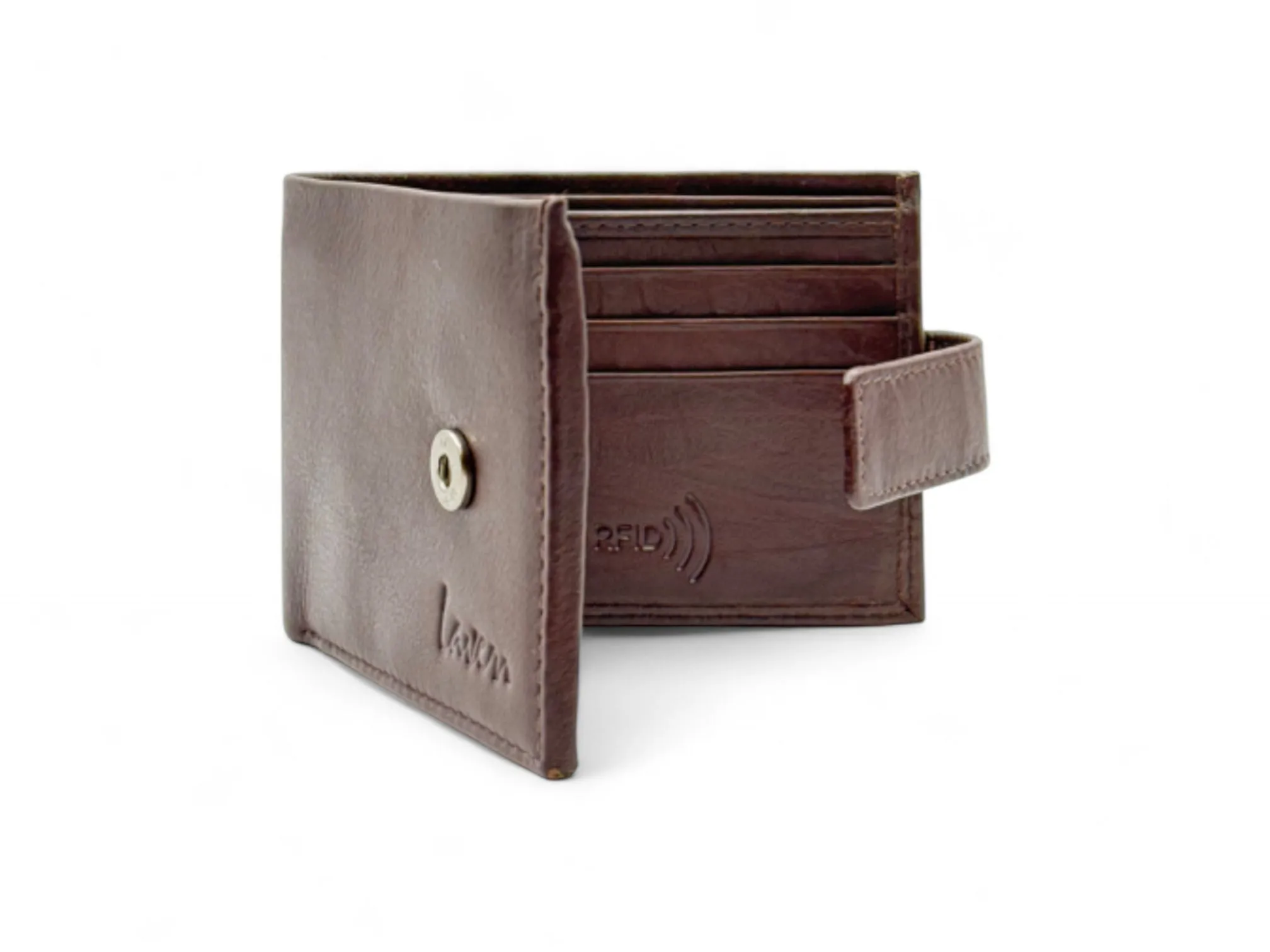 Smooth Premium 8 Card Billfold RFID Wallet|Loop #1727L