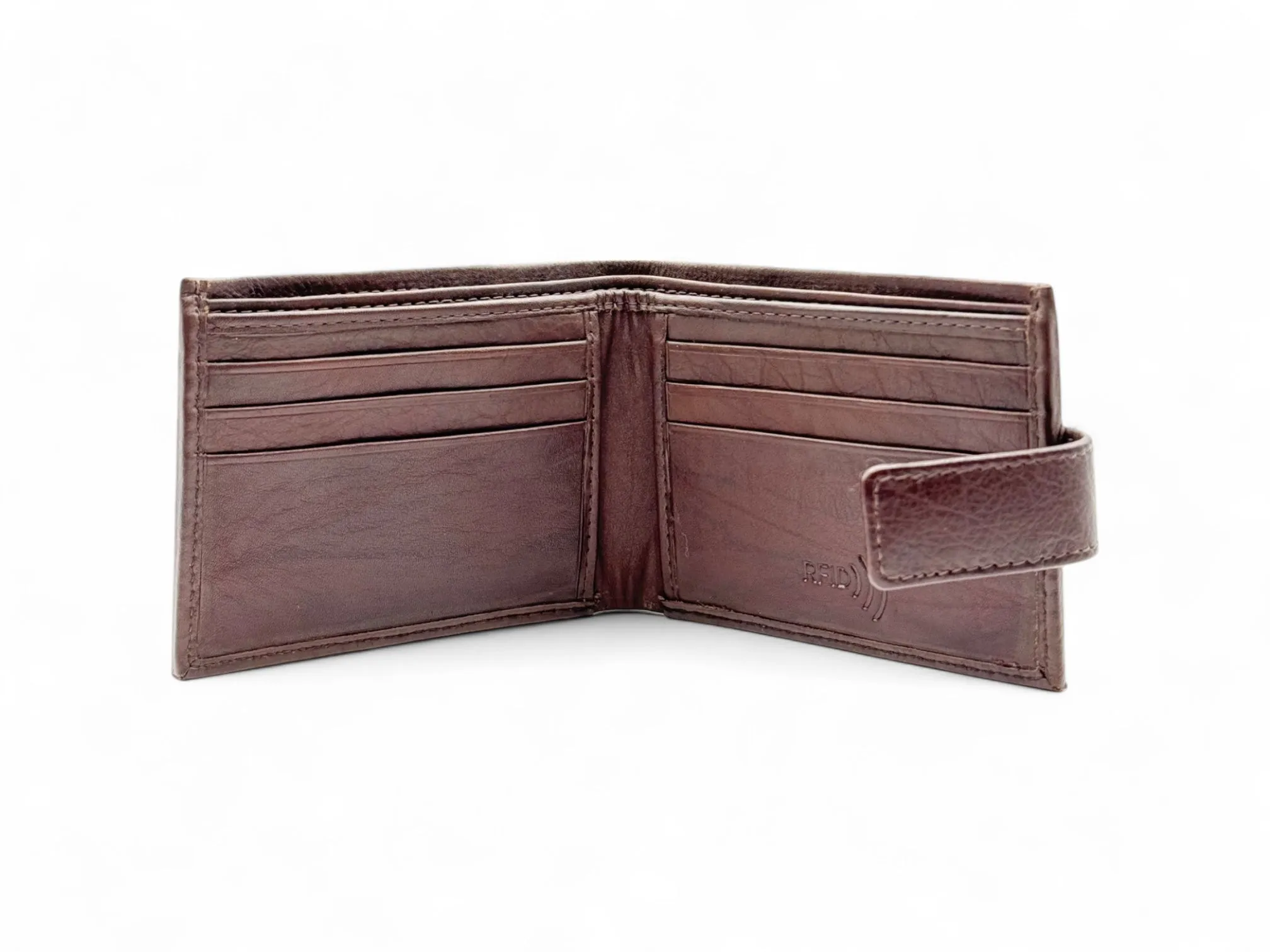 Smooth Premium 8 Card Billfold RFID Wallet|Loop #1727L