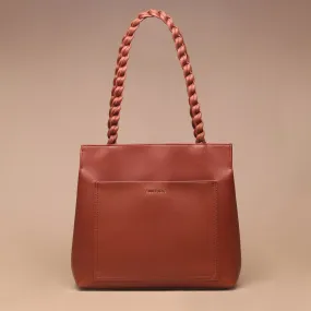 Tas Tote Wanita Silvertote Nathalie Brown