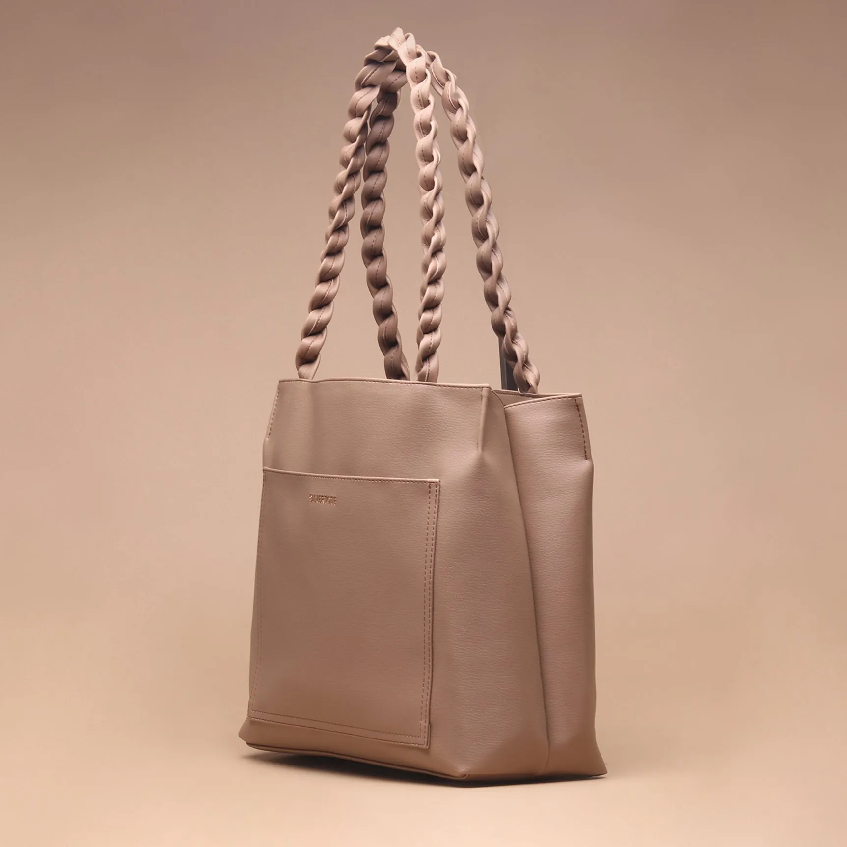 Tas Tote Wanita Silvertote Nathalie Khaki