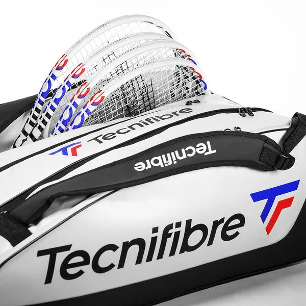 Tecnifibre Tour Endurance 2023 Racket Bag, 15 Racquet, White/Black
